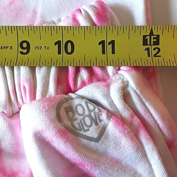 BODY Glove Tie-Dye Pink/White Girl's Joggers Size 12 - Picture 8 of 11